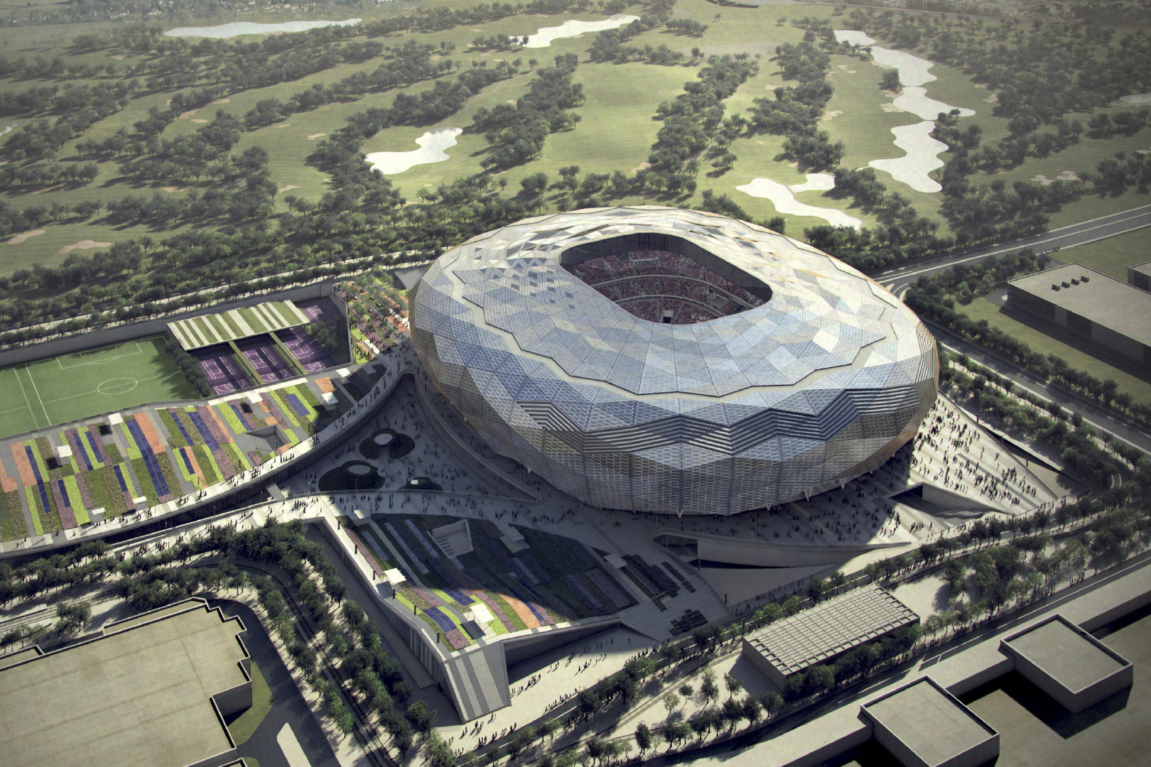 2022卡塔尔世界杯教育城体育场(Education City Stadium)