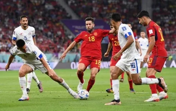 2022年足球世界杯小组赛西班牙7比0大胜哥斯达黎加