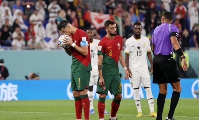 葡萄牙3-2加纳队迎世界杯首胜