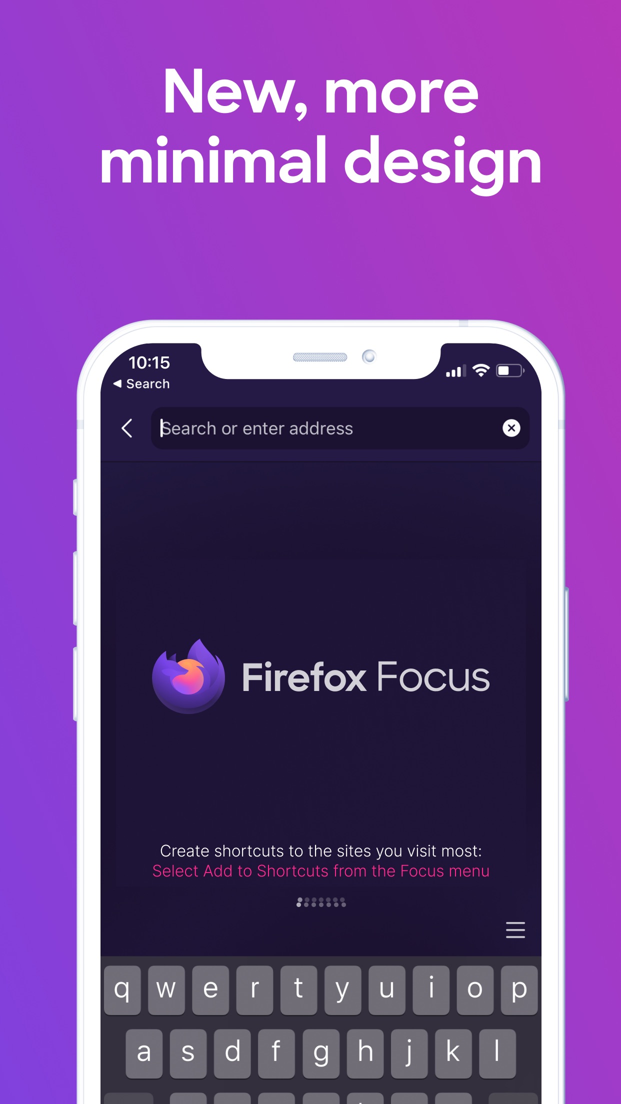 Firefox Focus隐私浏览器1